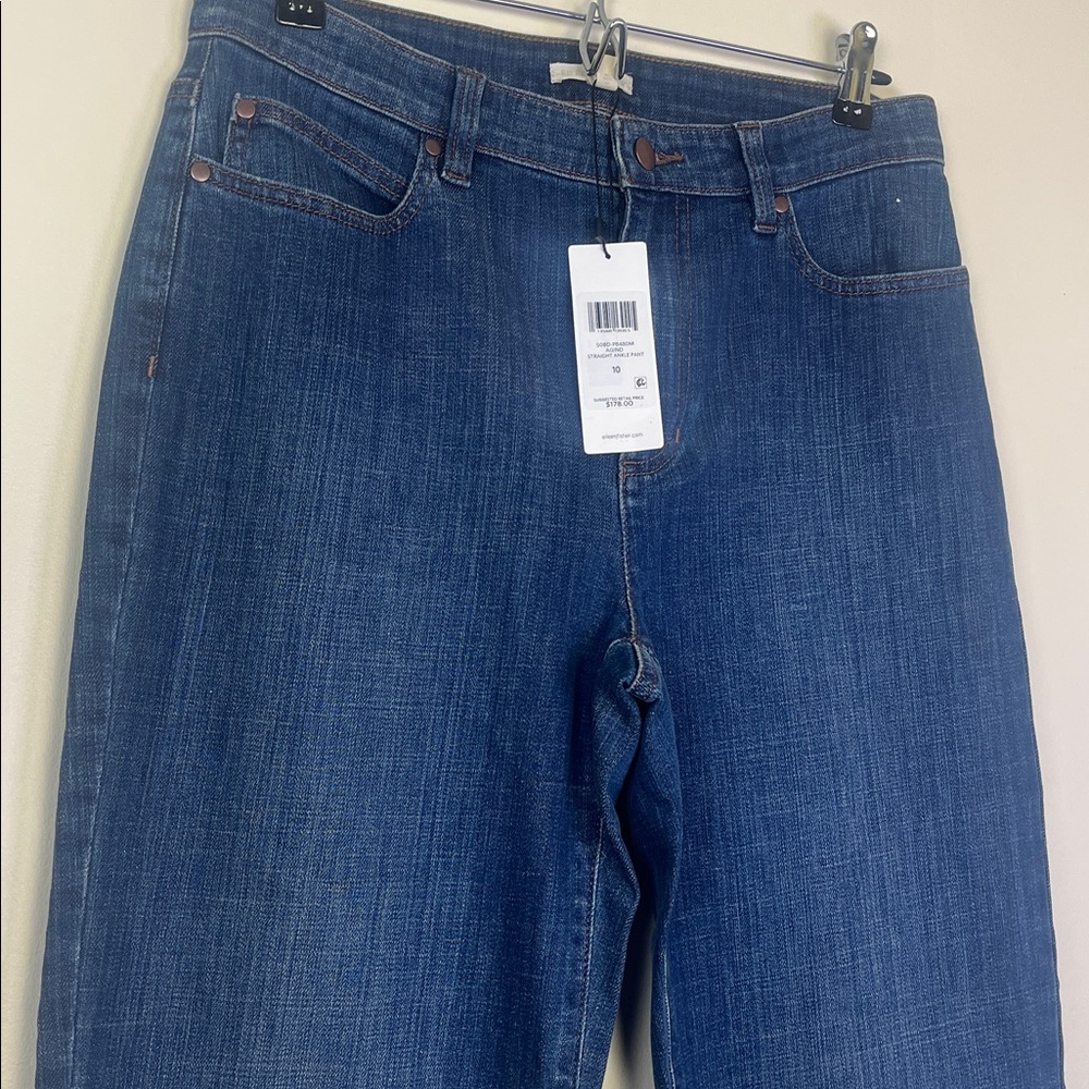 Eileen Fisher Straight Ankle Jeans